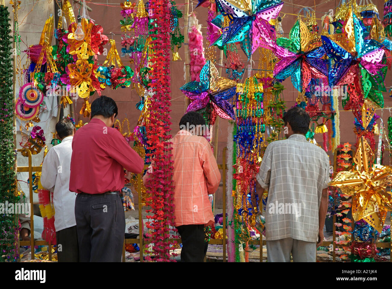 Kinari Bazaar in Delhi India Stock Photo Alamy