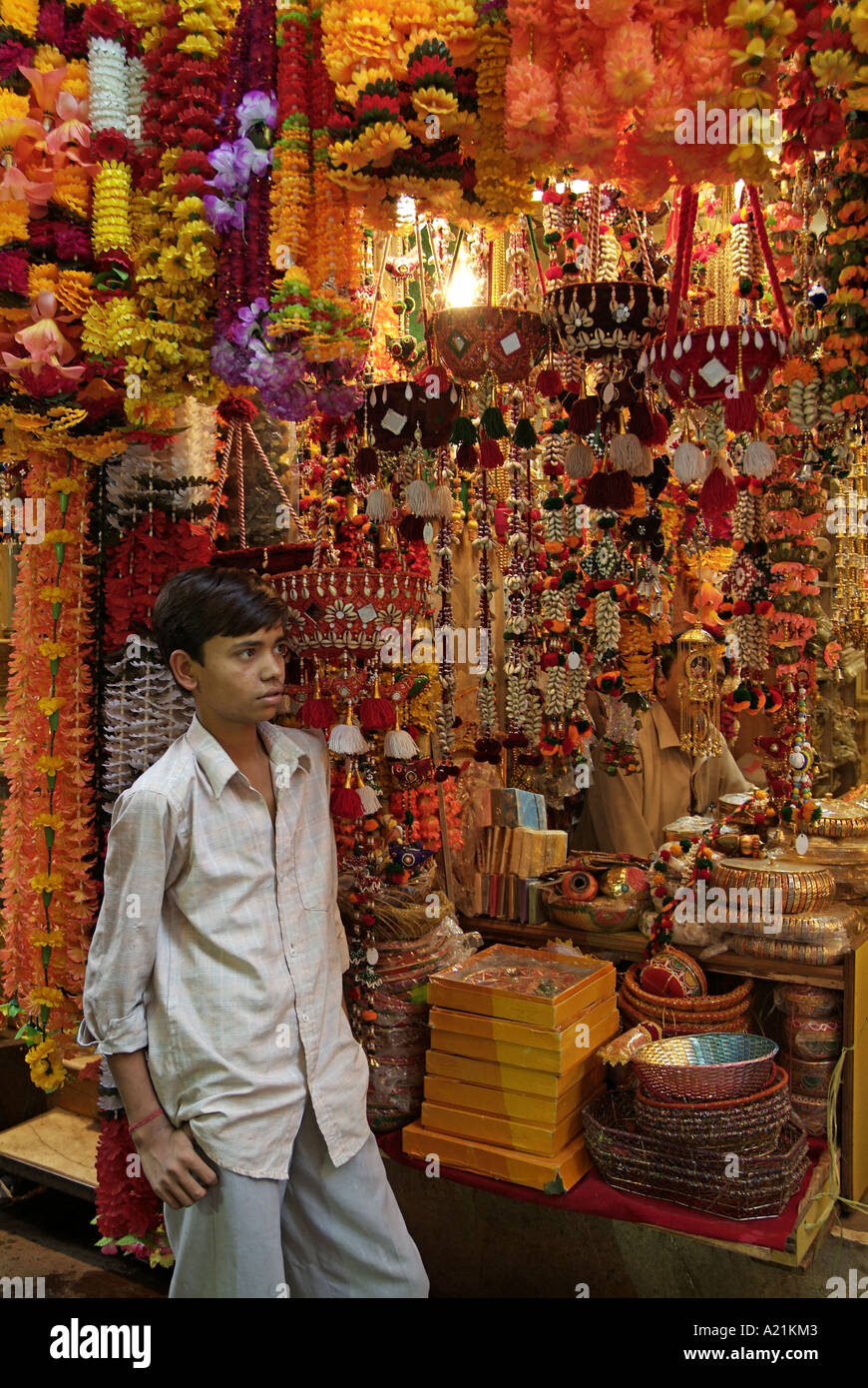 Kinari Bazaar in Delhi India Stock Photo 5929858 Alamy