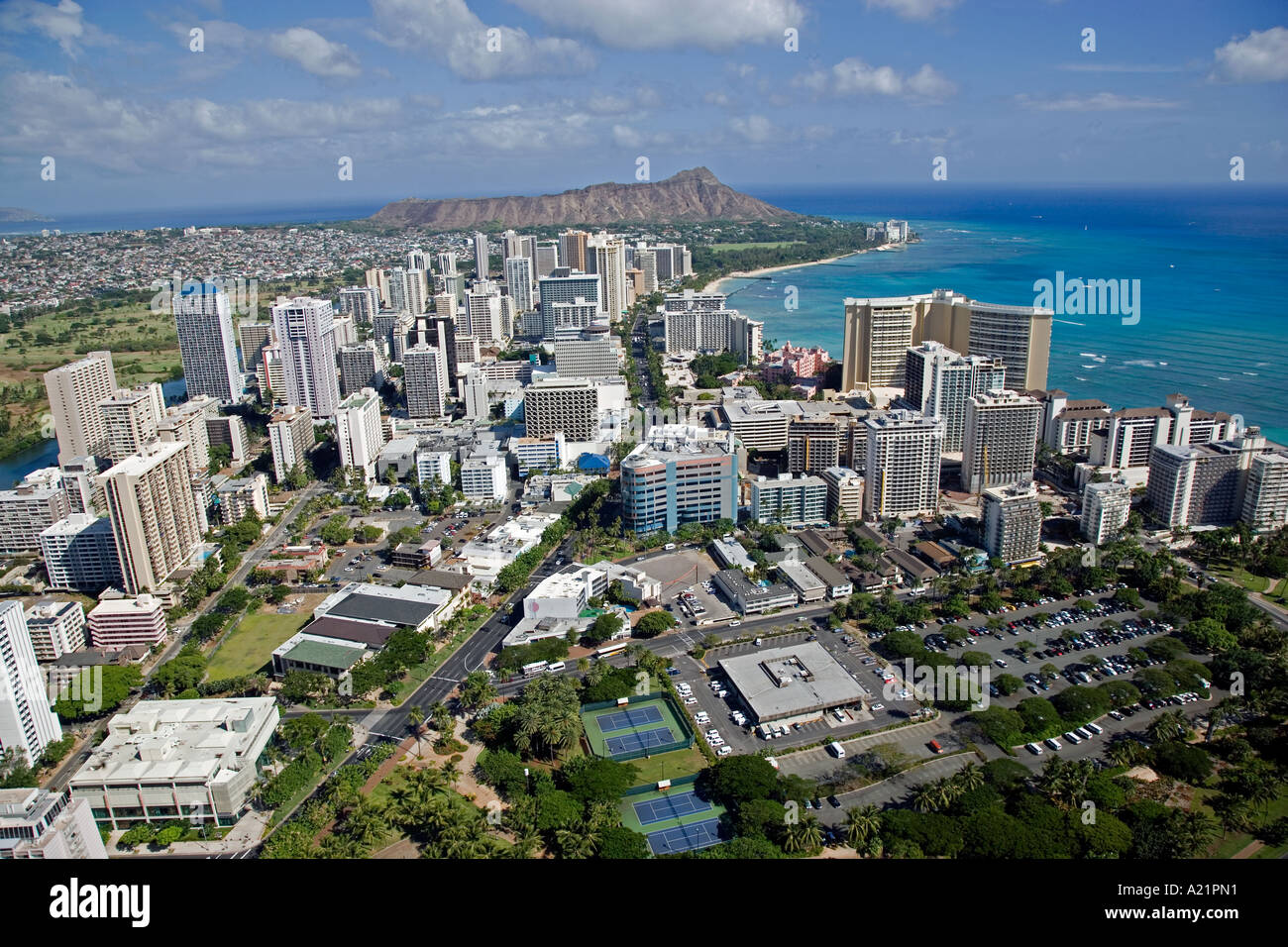 Waikiki Beach Waikiki Oahu Hawaii Stock Photo - Alamy
