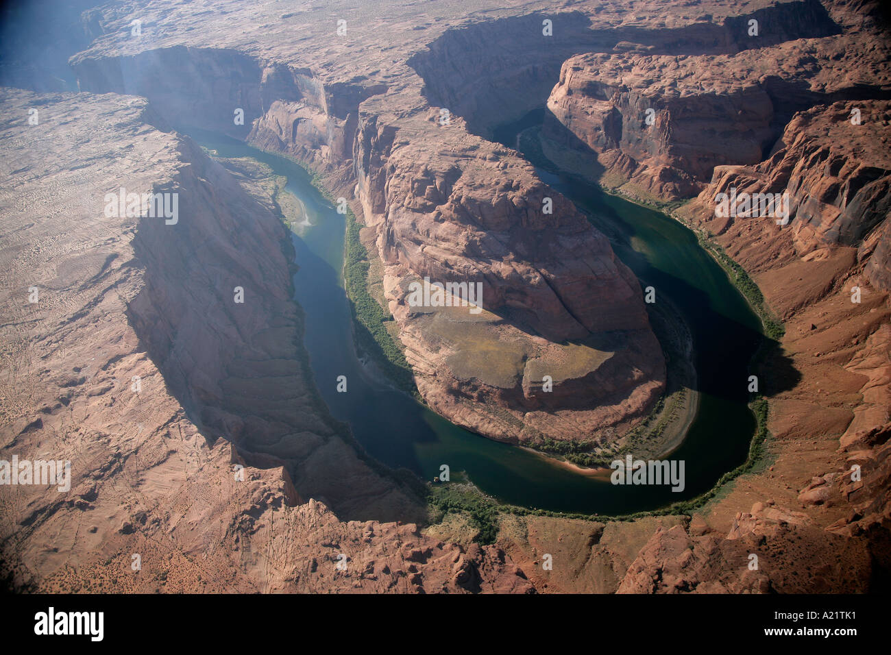Horseshoe Bend Colorado River Marble Canyon Grand Canyon Arizona Stock