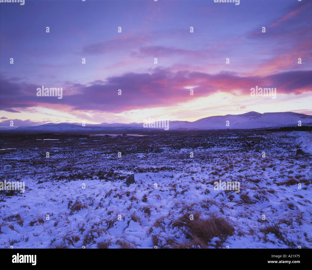 Rannoch Moor Scotland Stock Photo