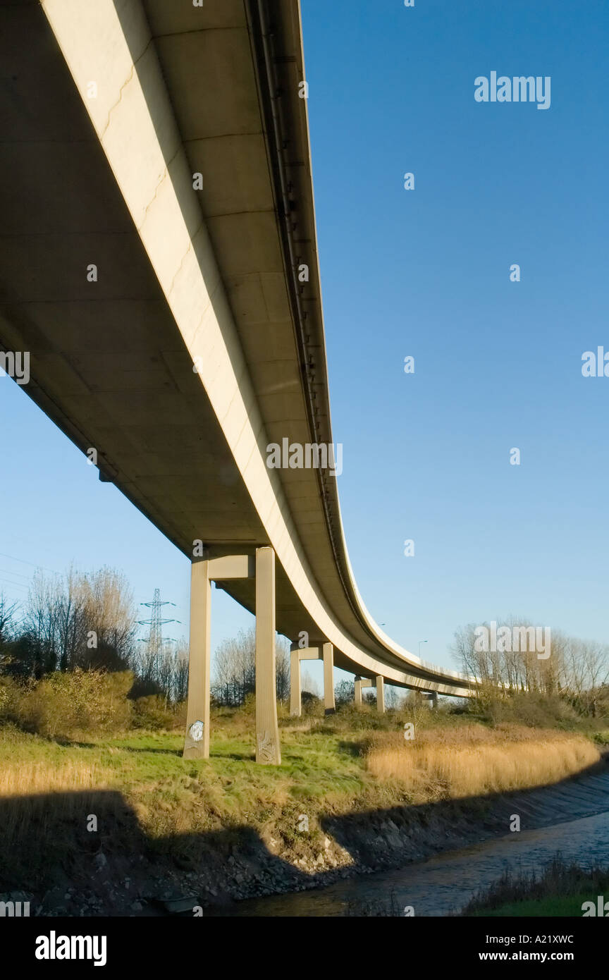 Highway Bridge Side View