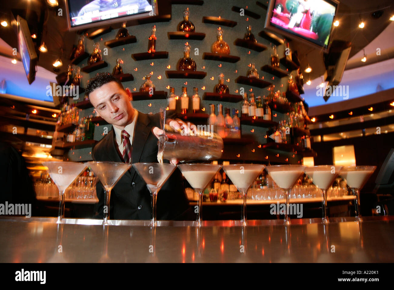 Zuri Bar MGM Grand Las Vegas Nevada USA editorial use only Stock Photo Alamy