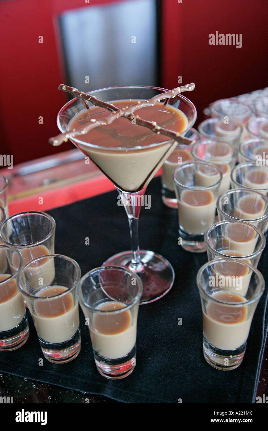 Martini Mix Lounge Las Vegas Nevada USA Stock Photo Alamy