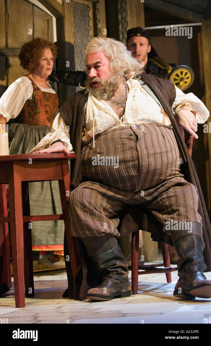 Sir John Falstaff played by Simon Callow Stock Photo