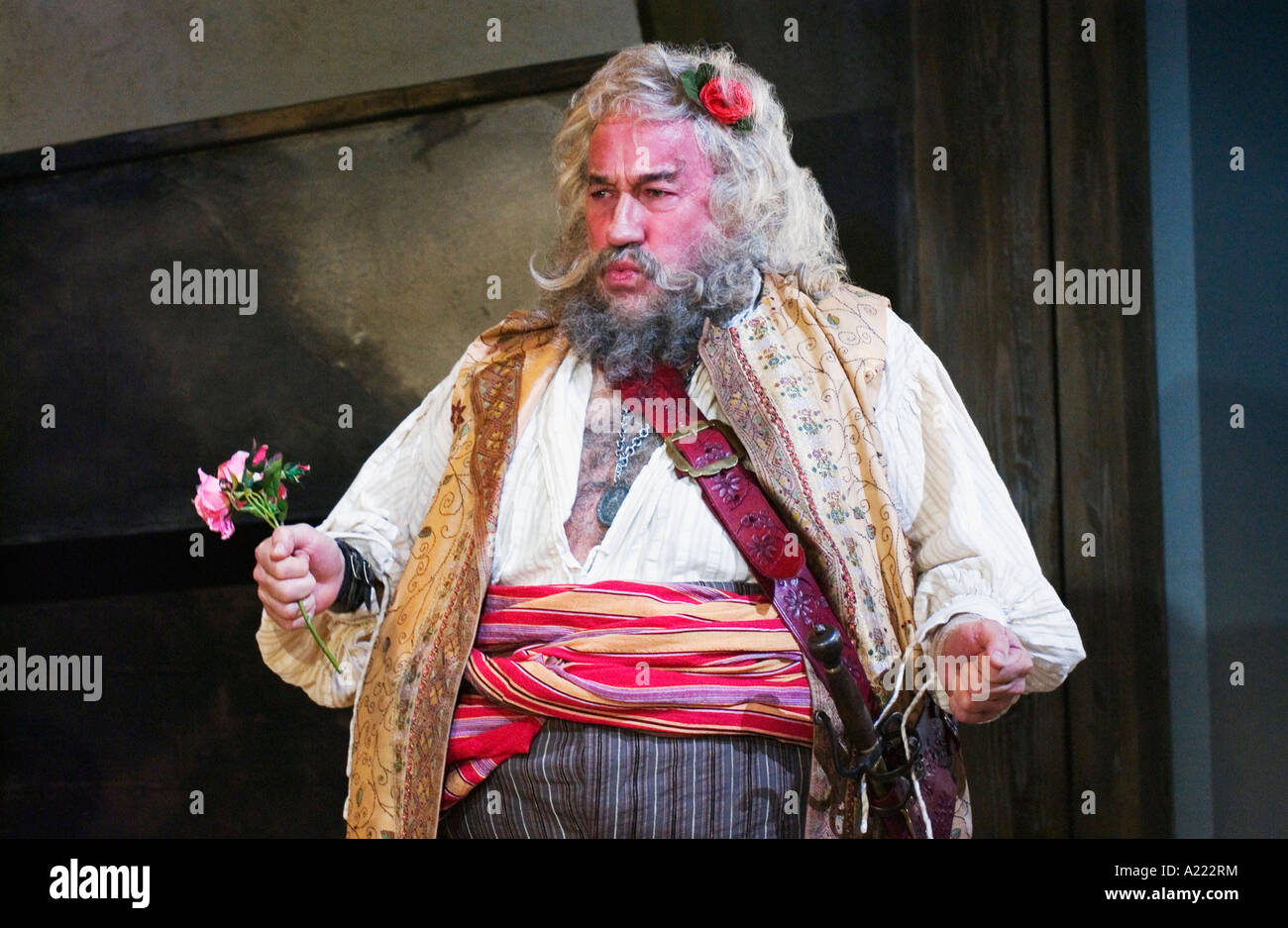 Sir John Falstaff played by Simon Callow Stock Photo