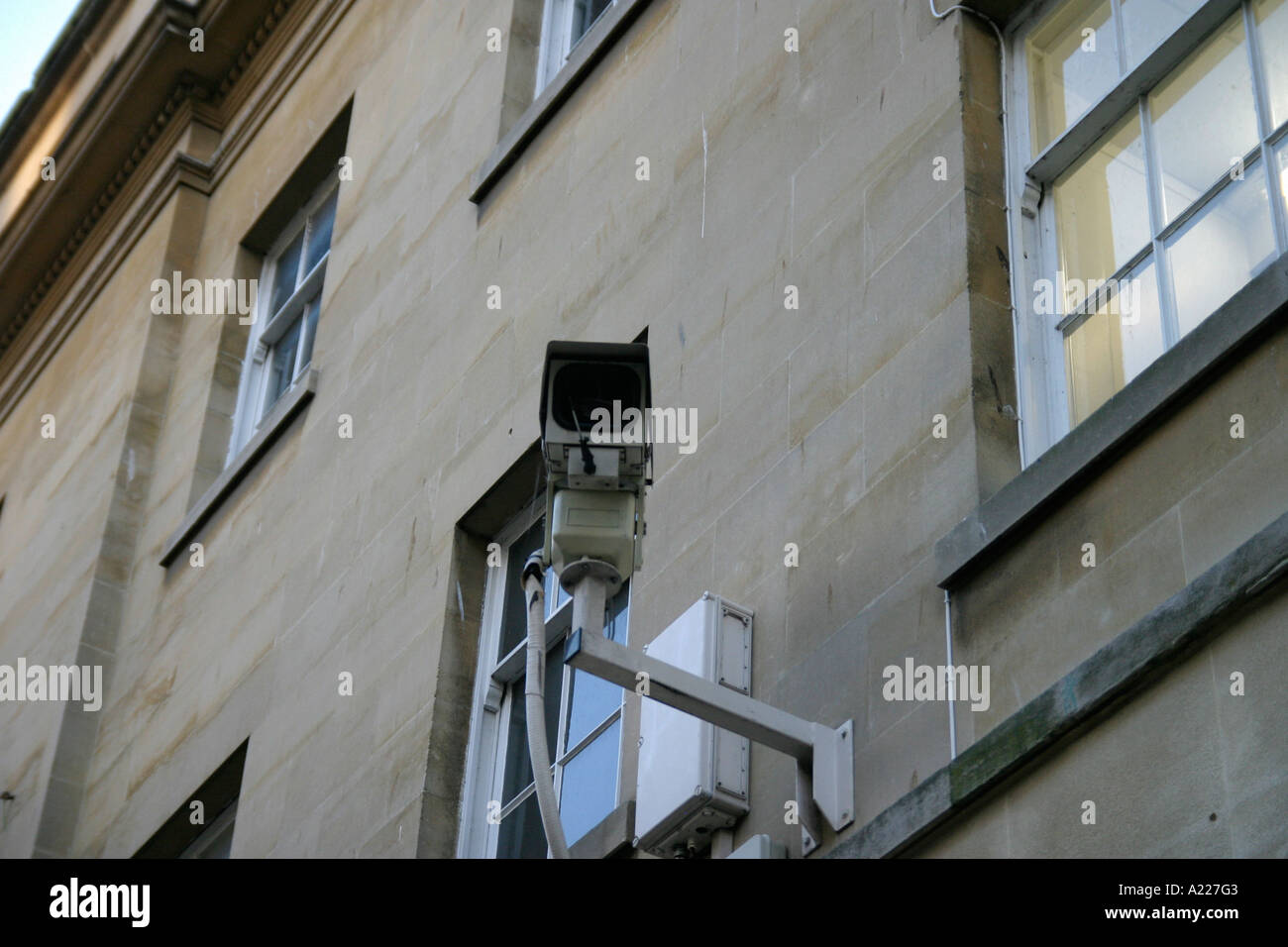Security camera Bath High Street Stock Photo - Alamy