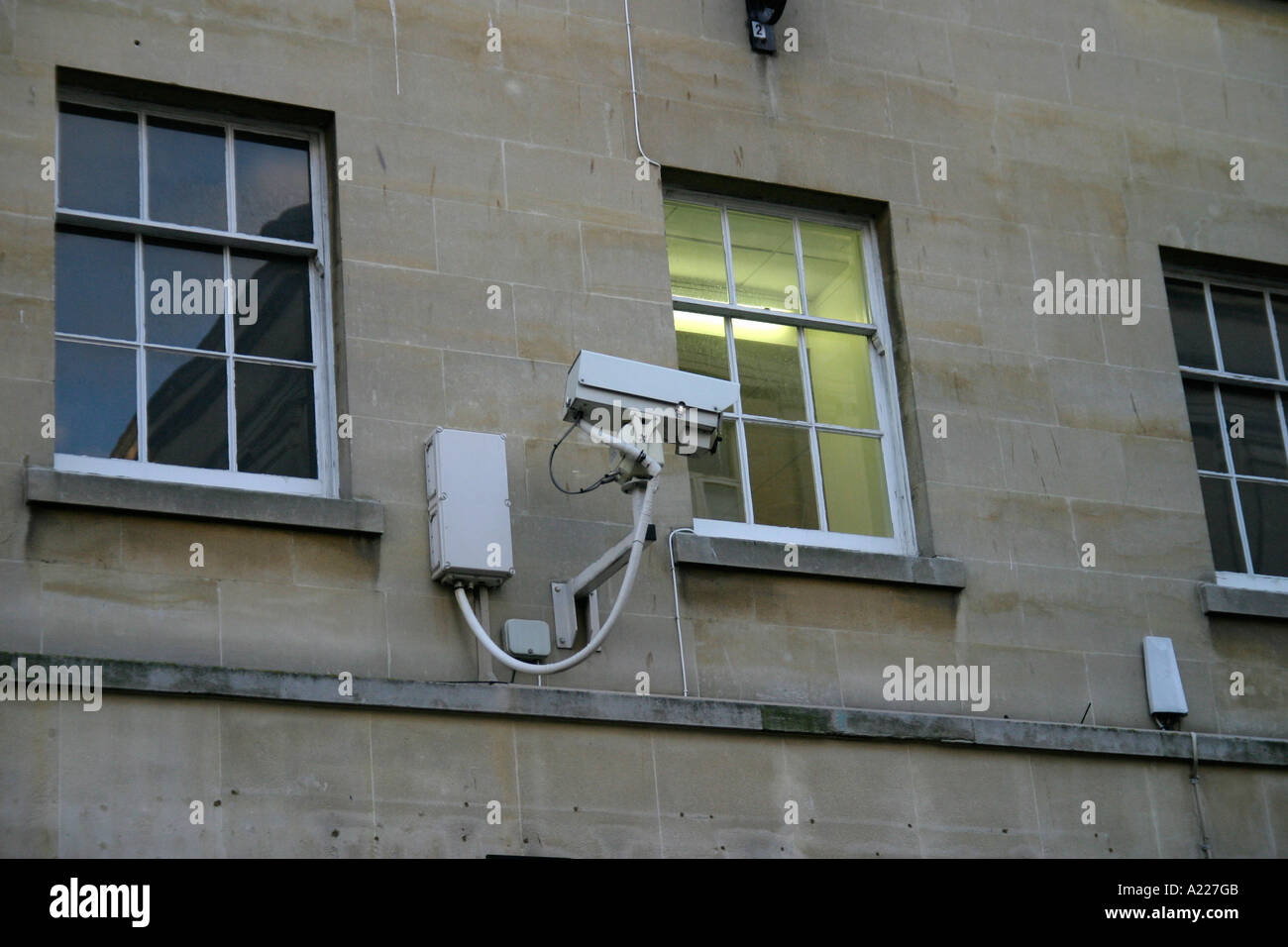 Security camera Bath High Street Stock Photo - Alamy