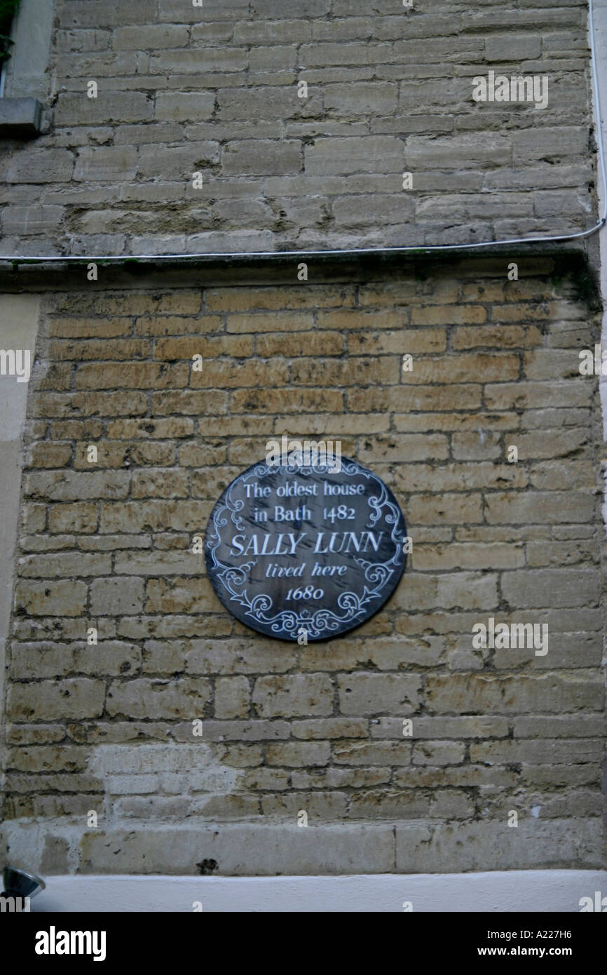 Sally Lunn's the Oldest House in Bath Stock Photo