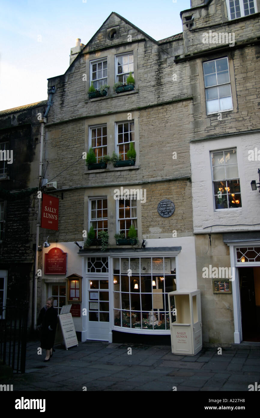 Sally Lunn's  Oldest House in Bath Stock Photo