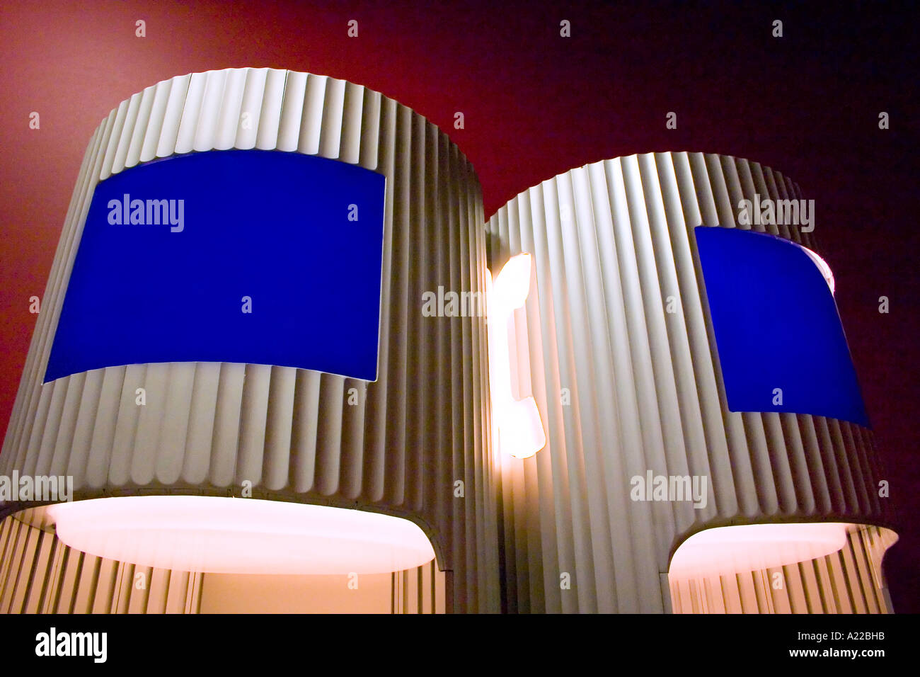 Modern phone booths hi-res stock photography and images - Alamy