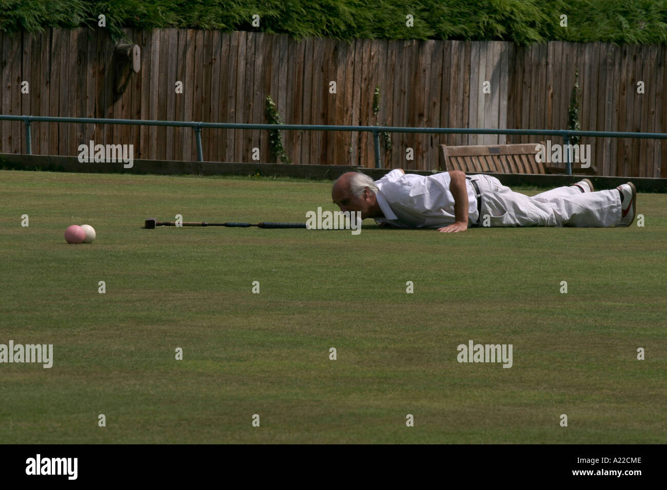 British croquet championships Budleigh Salterton 2005 Stock Photo - Alamy