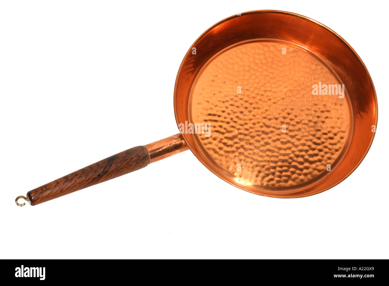 Copper frying pan Stock Photo Alamy