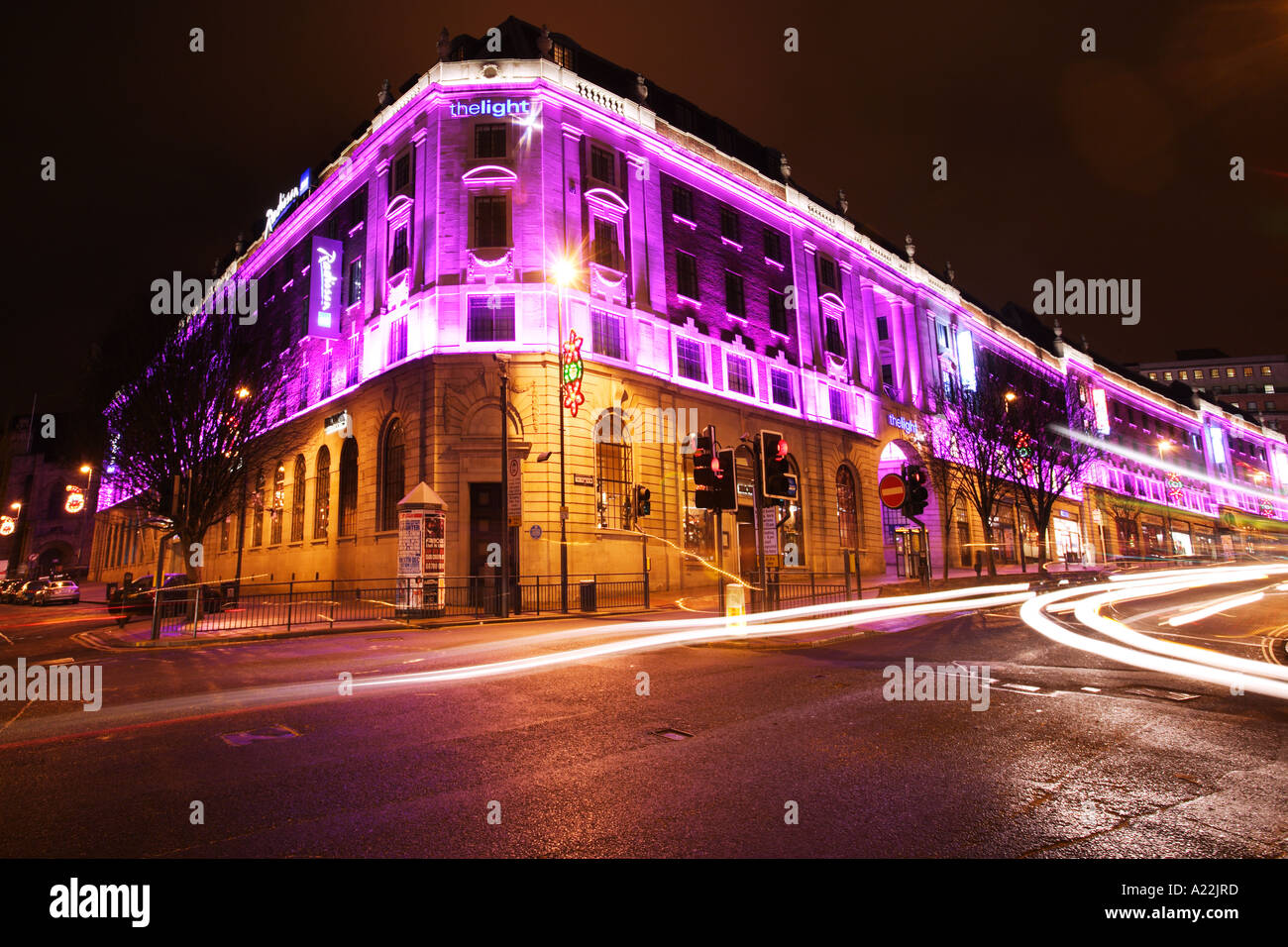 The Light bar restaurant in Leeds City Centre Stock Photo Alamy
