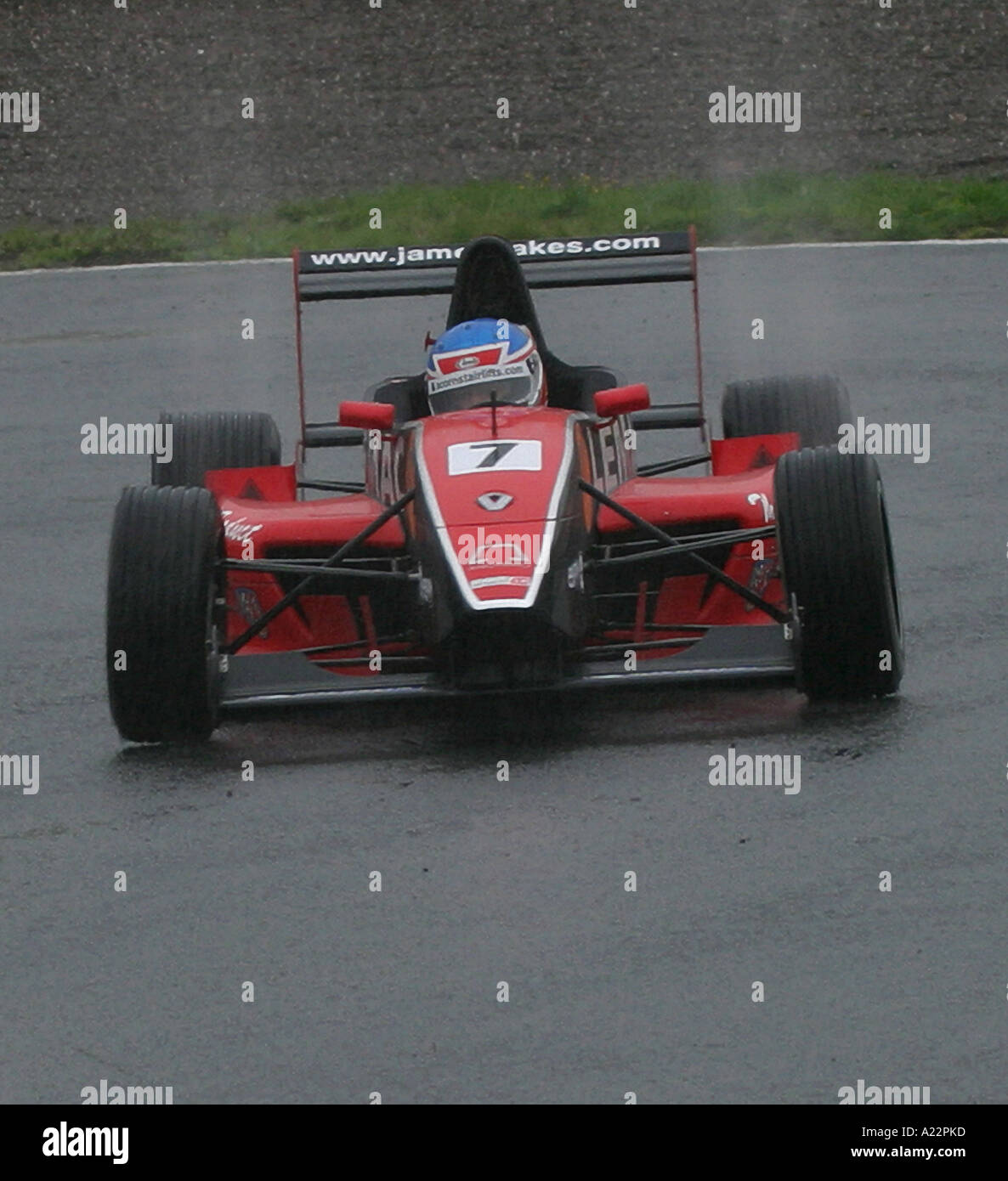 Single Seater racing car at Knockhill Stock Photo