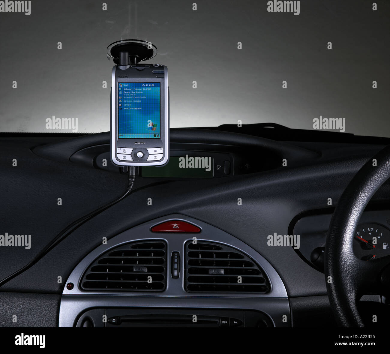 In Car Satellite Navigation System High Resolution Stock Photography