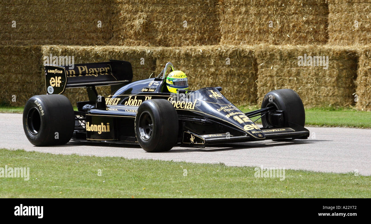 1986 Lotus Renault 98T Photographed at the Goodwood Festival Speed 2003 Stock Photo
