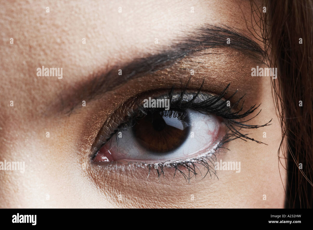 Close-up of a human eye Stock Photo