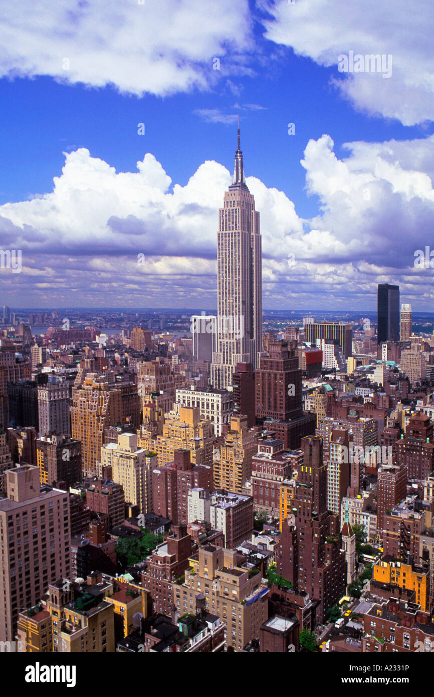 Empire State Building Midtown Manhattan New York City USA Stock Photo ...