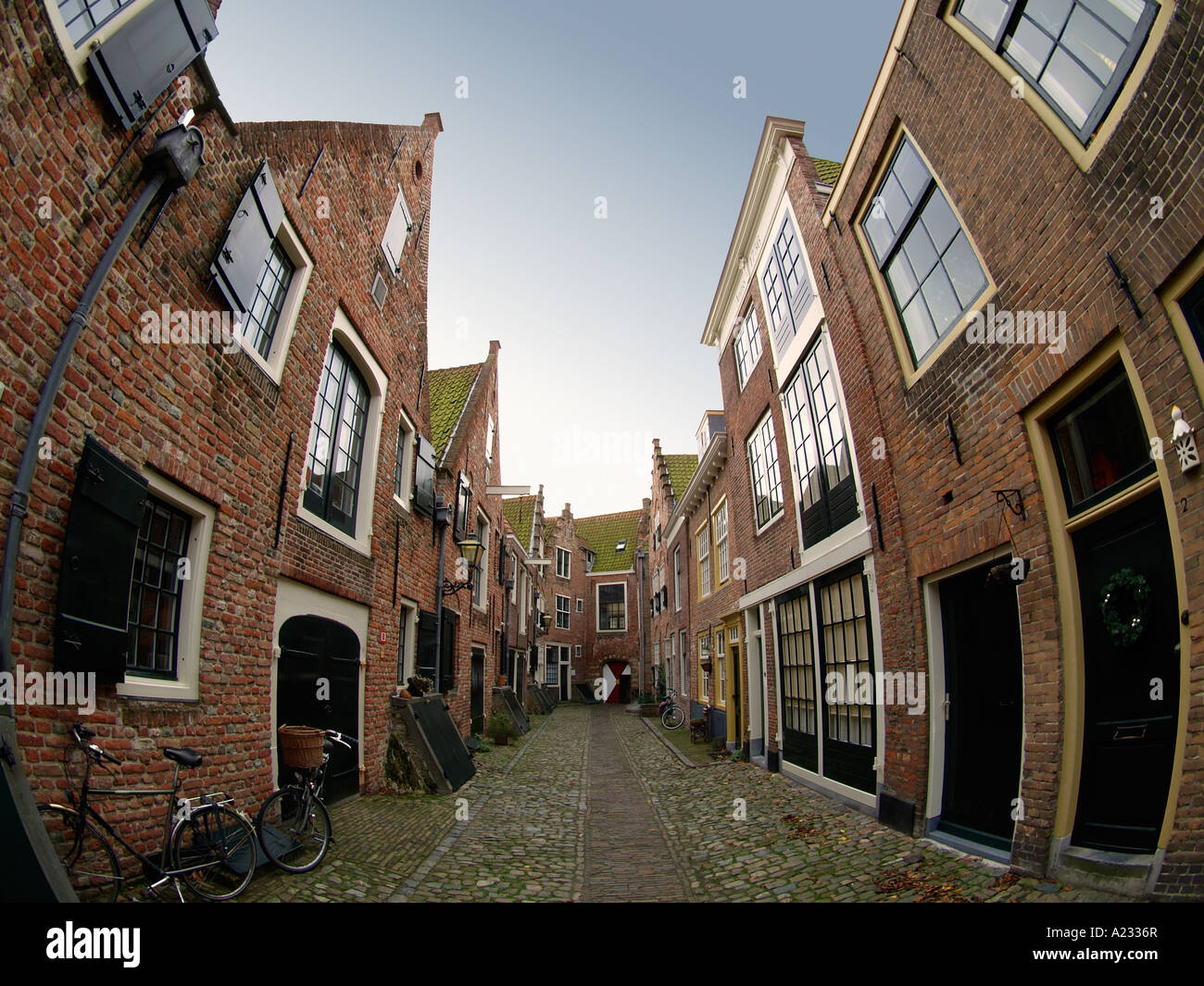Beautifully restored traditional 18th century homes in a very narrow