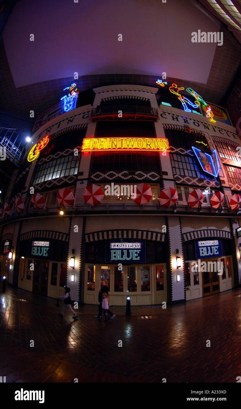 The Printworks Neon Signs Bars Entertainment Leisure Inside Interior ...