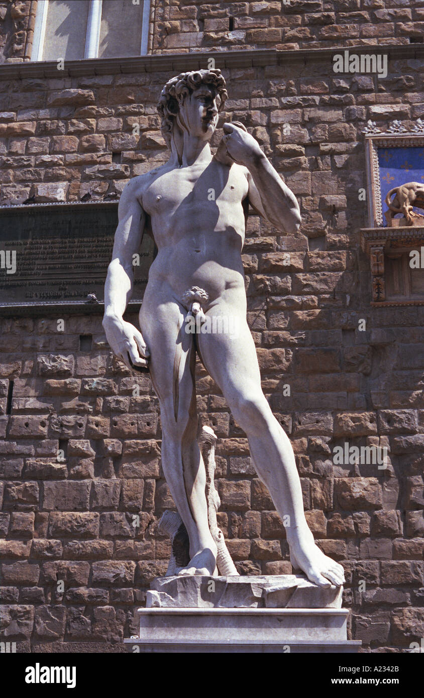 Statue of David Florence Stock Photo Alamy