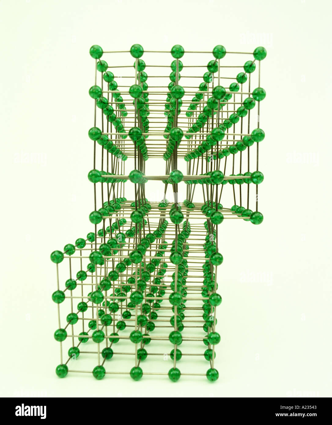 molecular model of a screw dislocation Stock Photo - Alamy