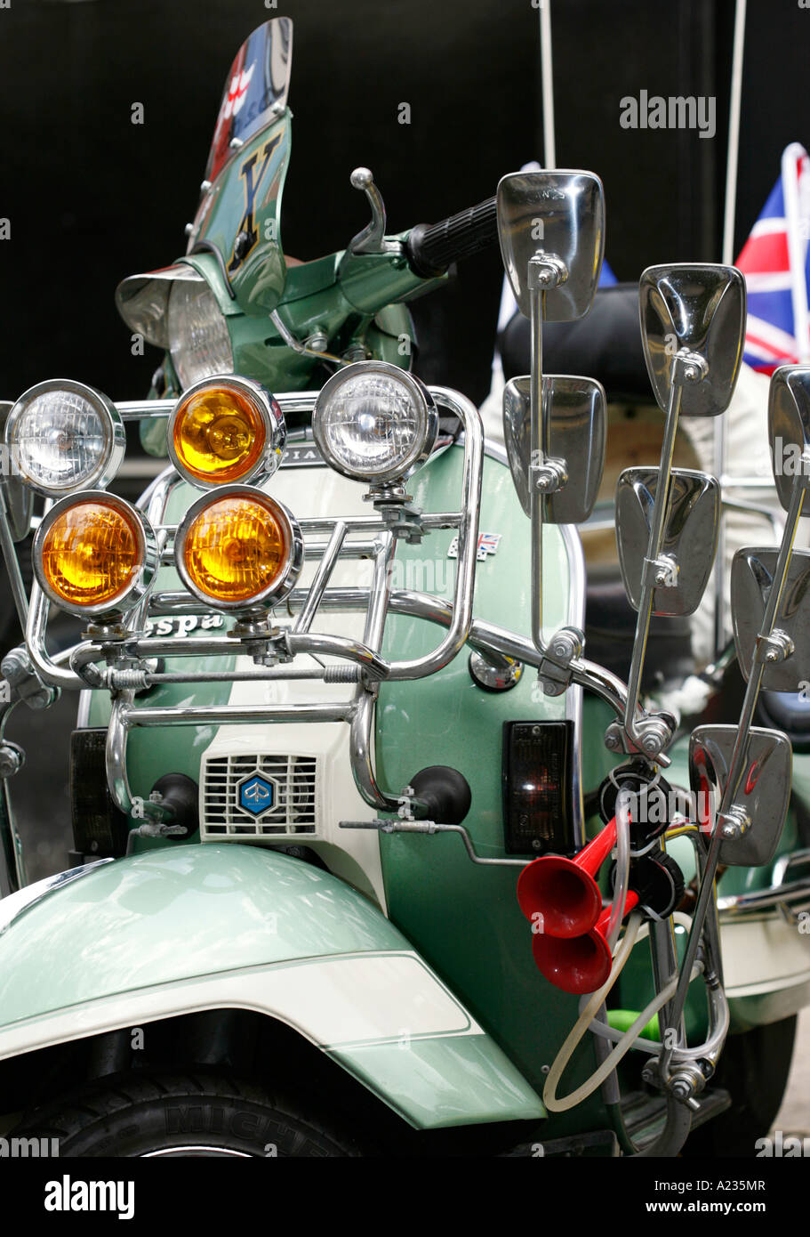 Italian Motor Scooter Stock Photo Alamy