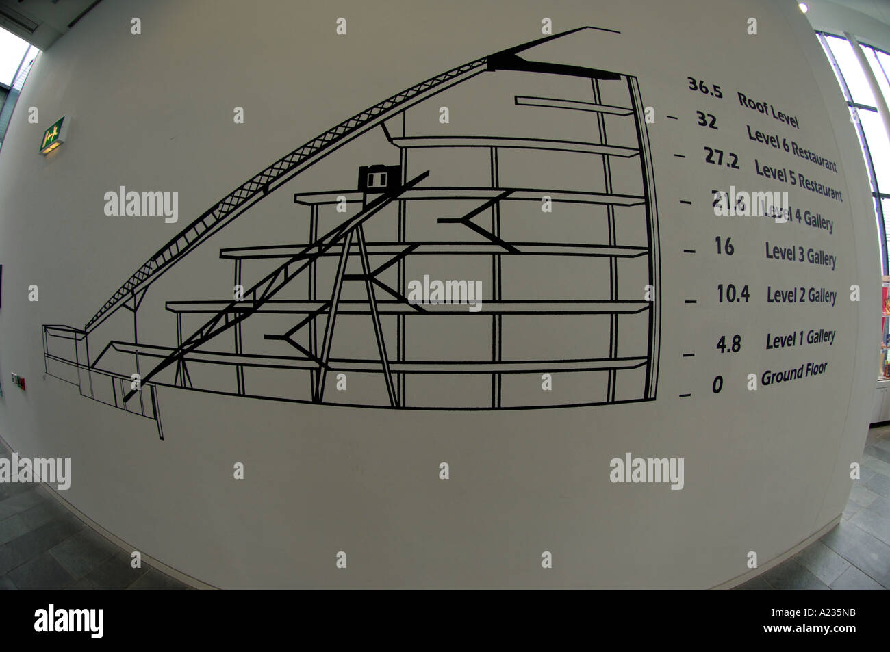 Plan of main wall inside hi-res stock photography and images - Alamy