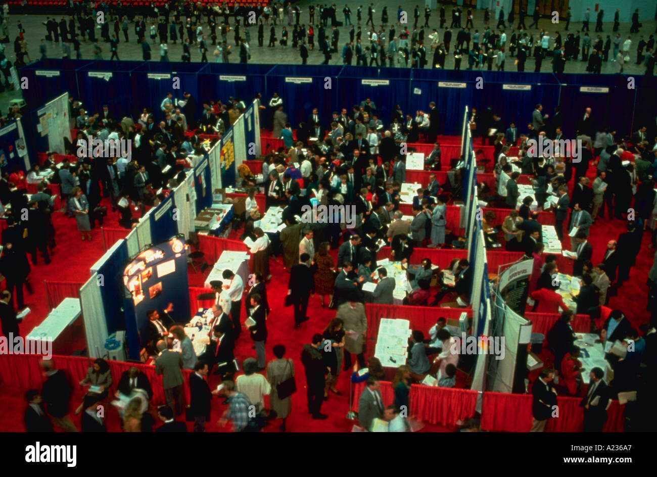 Job fair crowd us hires stock photography and images Alamy
