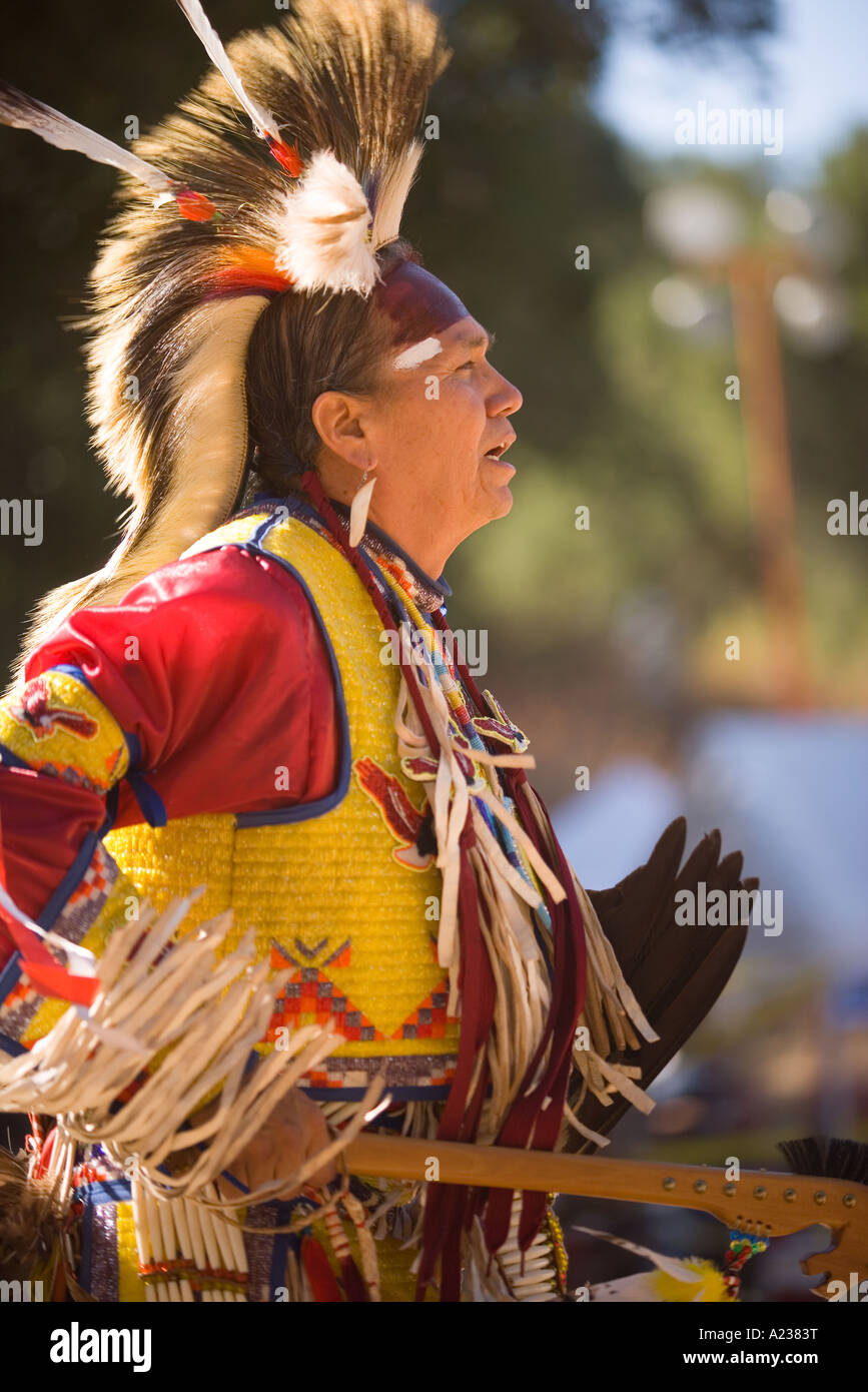 Traditional Male Dancer Chumash Inter Tribal Powwow Santa Ynez Valley ...