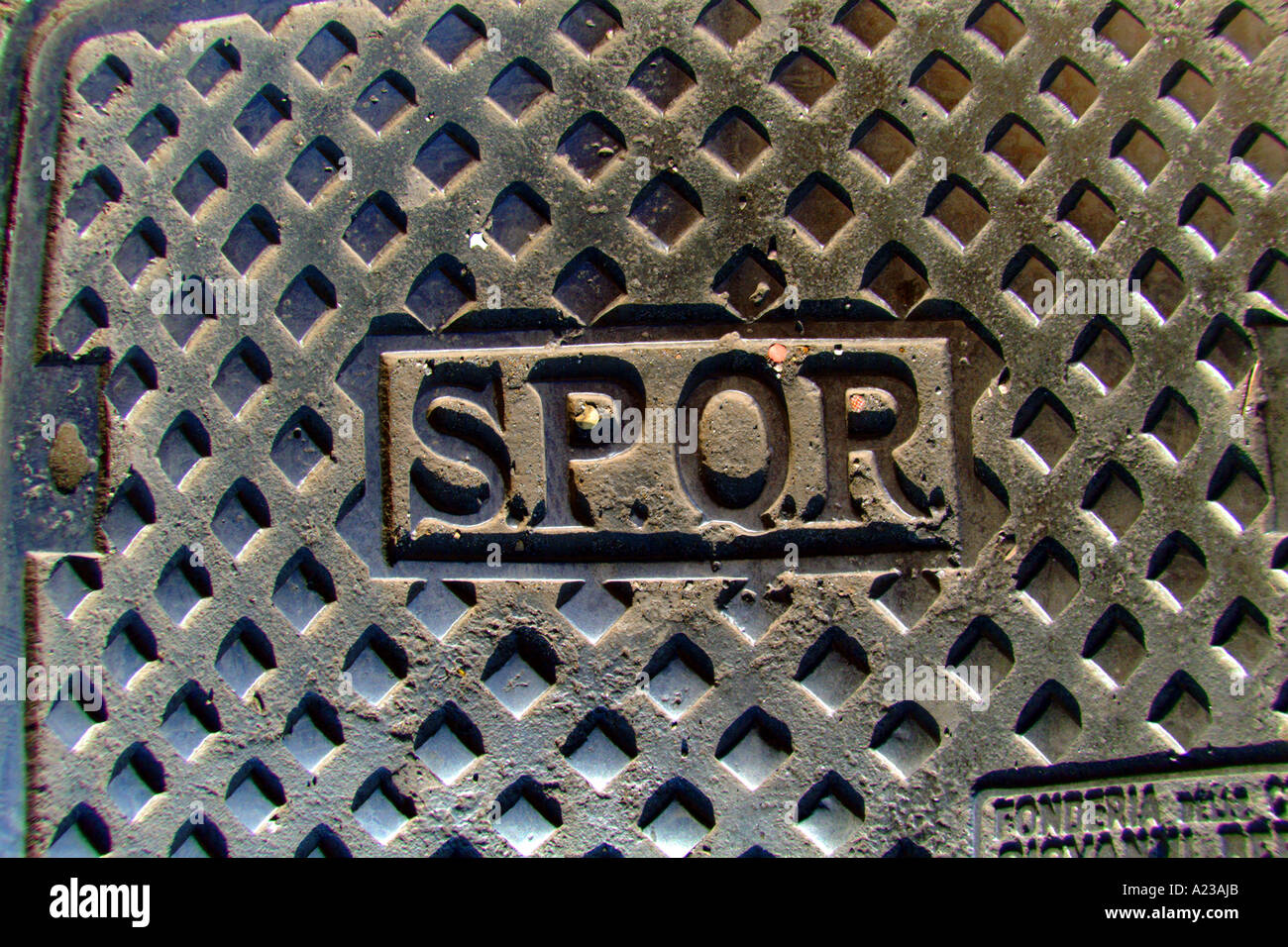 Spqr Metal Rome Roma spqr hi-res stock photography and images - Alamy