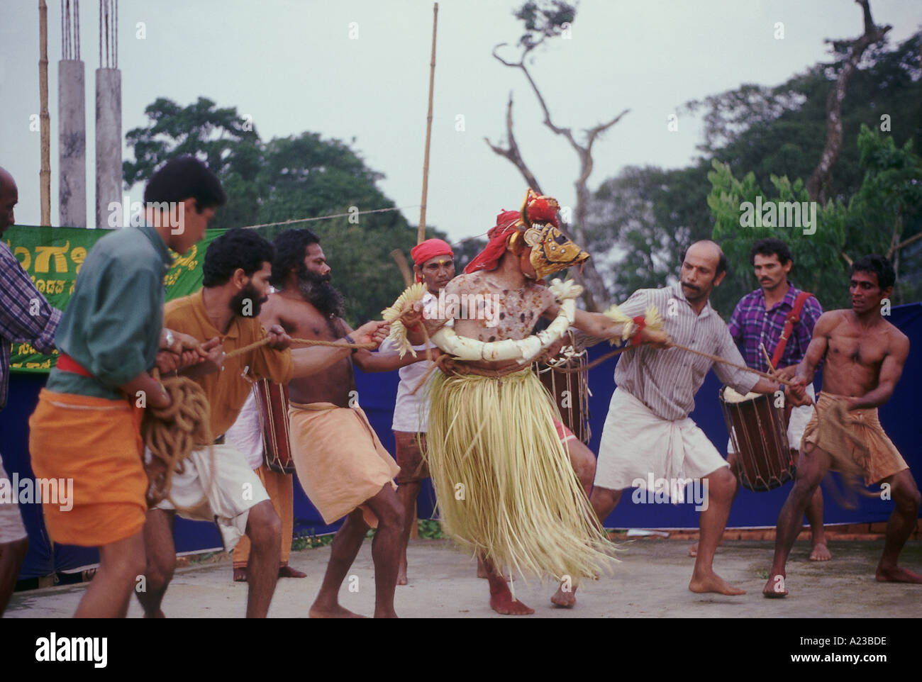 Bhutada Kola an art form associated with the rituals of sacred grove in