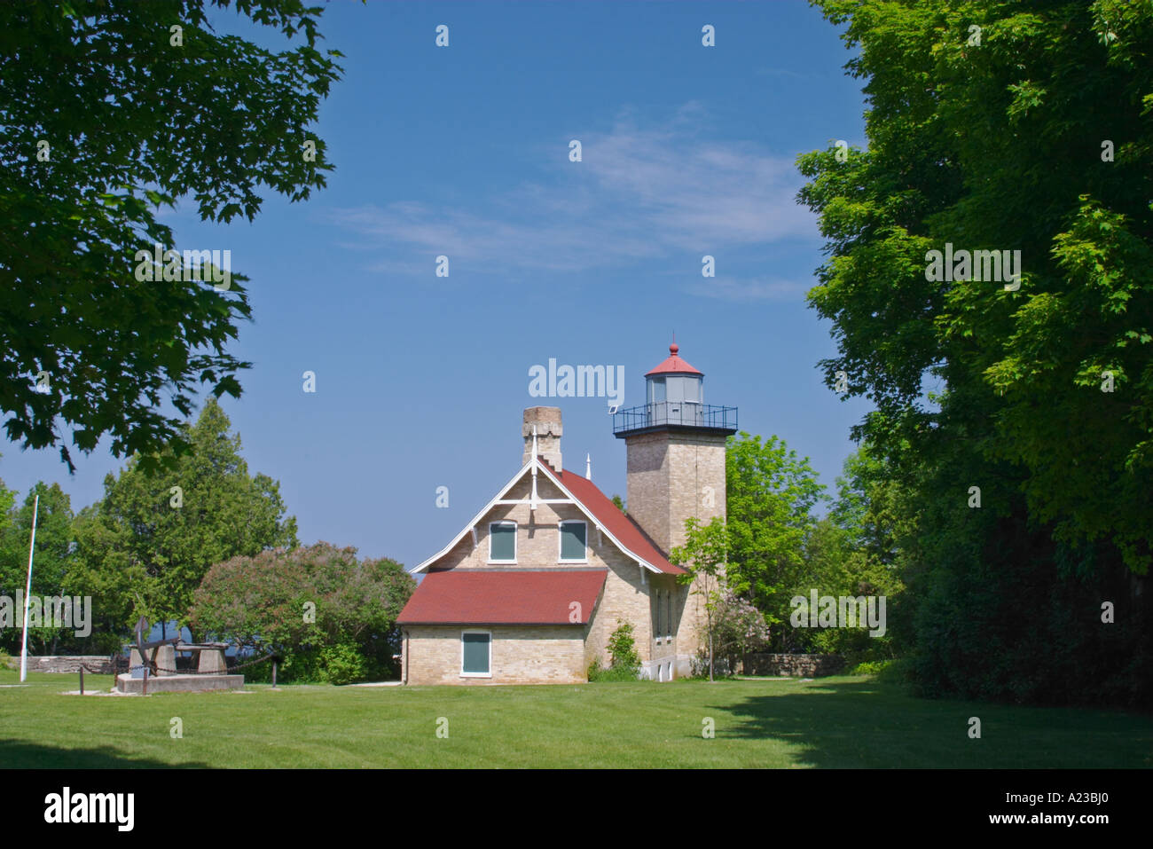 Eagle Bluff Lighthouse In Peninsula State Park Door County
