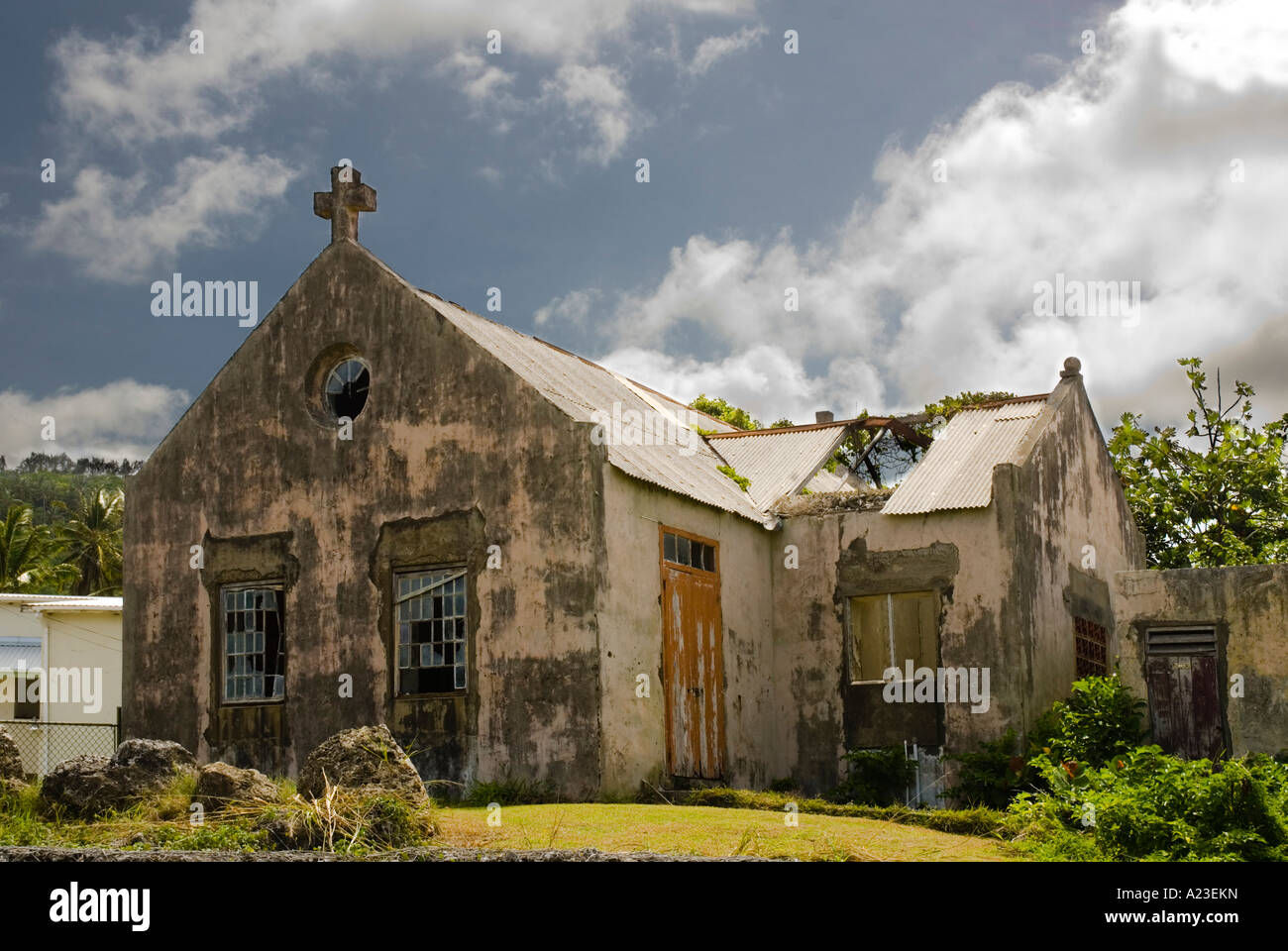 Abandoned Church, St Joseph, Barbados Stock Photo Alamy