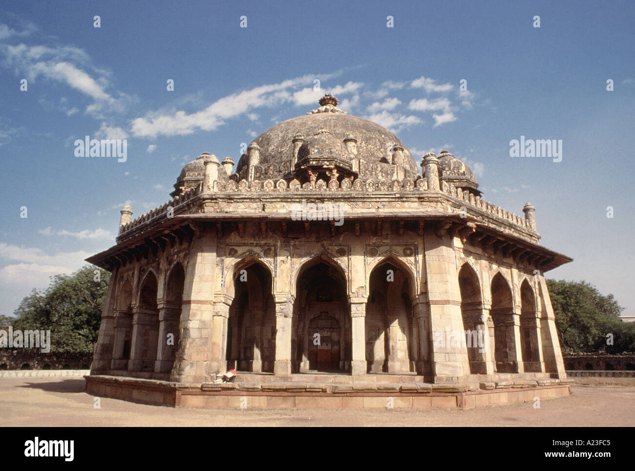 Bara Darwaza, west entrance into Purana Qila, attributed to Sher Shah Suri. Dated: Lodi period, 1540-45 A.D. Delhi, India. Stock Photo