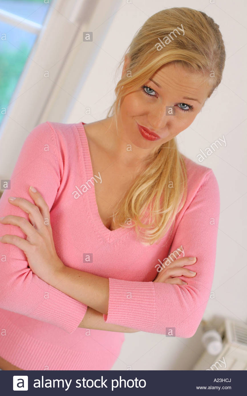 woman selfconfidently Stock Photo