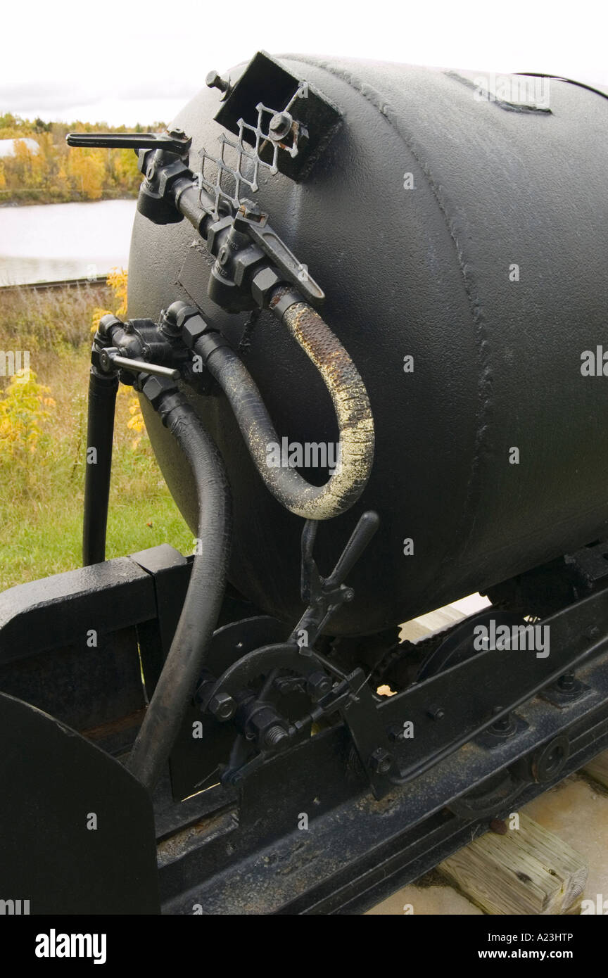 Mining Air Tank, Heritage Silver Trail Stock Photo
