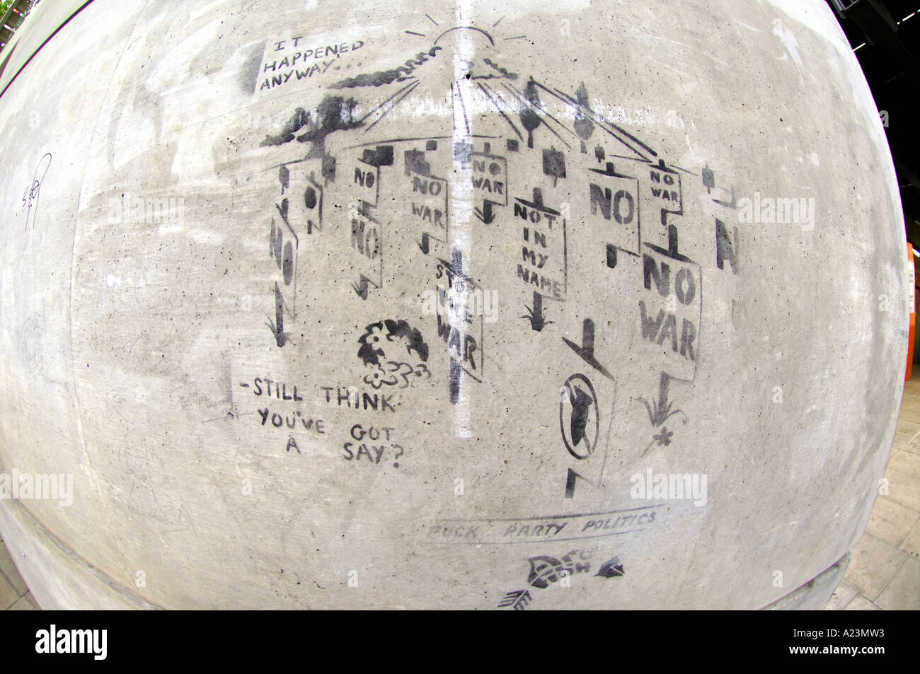 wall stencil art anti war graffiti spraypaint aerosol england london ...