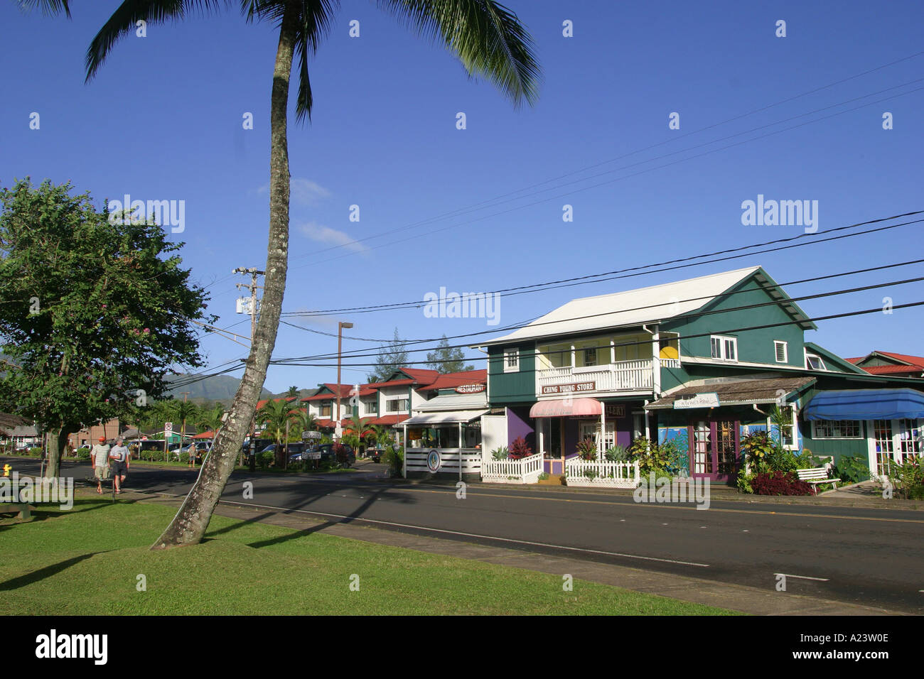 Ching Young Store Hanalei Kauai Stock Photo Alamy