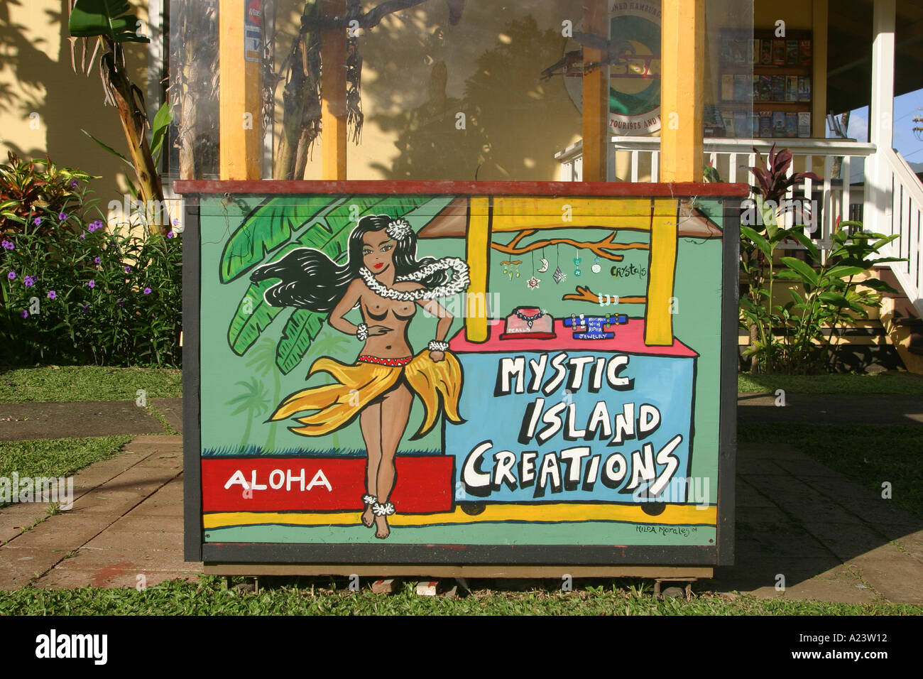 Hanalei kauai sign hi-res stock photography and images - Alamy