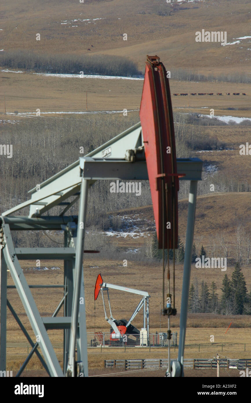 Oil and Gas Industry in Alberta Canada Stock Photo - Alamy