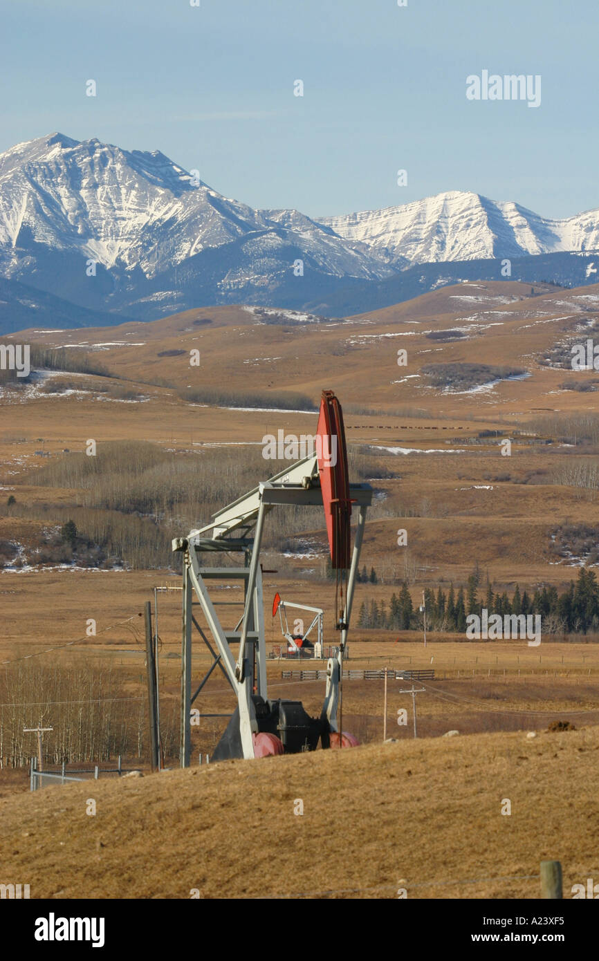 Oil and Gas Industry in Alberta Canada Stock Photo - Alamy