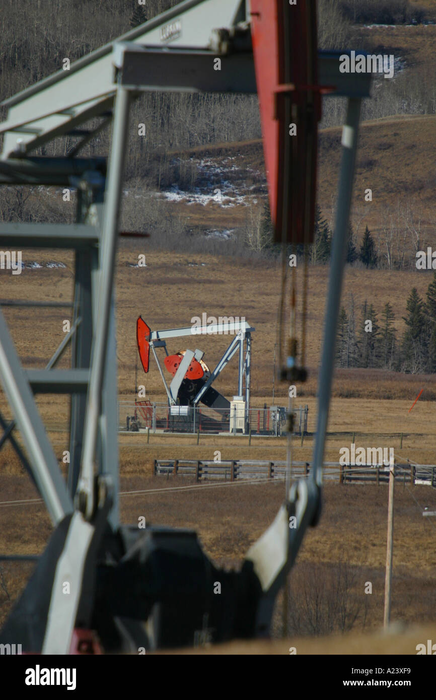 Oil and Gas Industry in Alberta Canada Stock Photo - Alamy