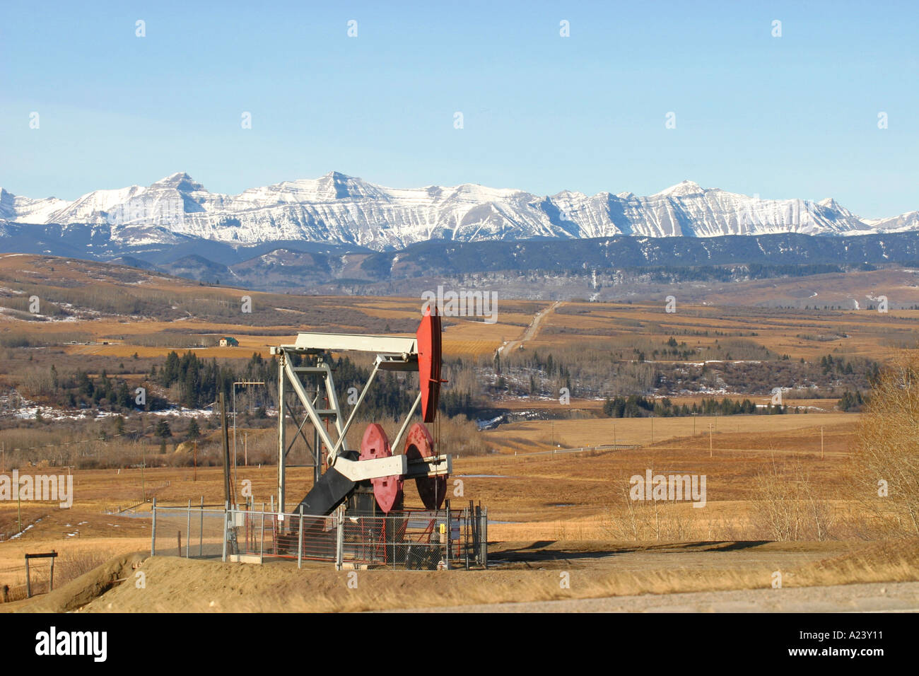 Oil and Gas Industry in Alberta Canada Stock Photo - Alamy