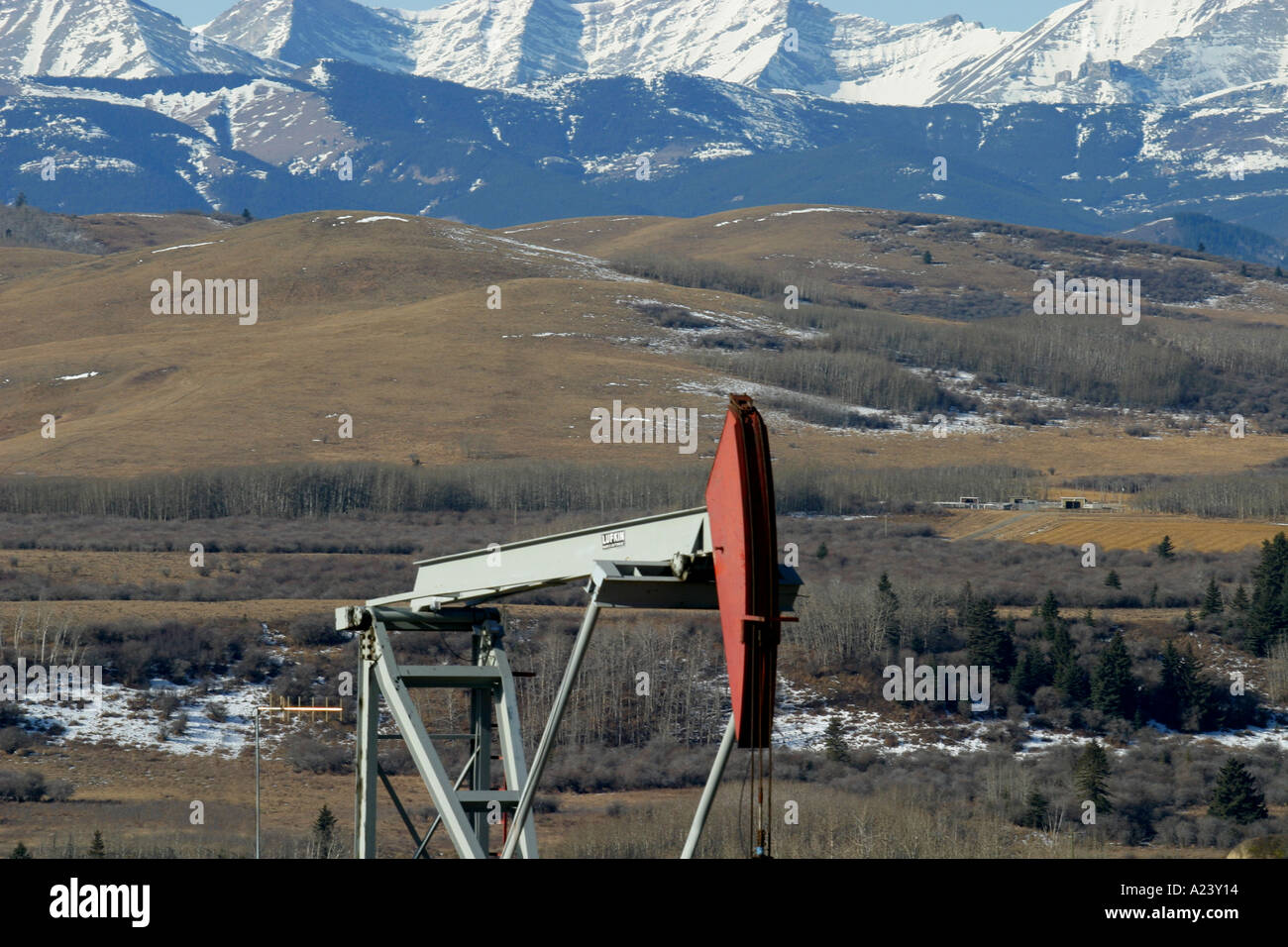 Oil and Gas Industry in Alberta Canada Stock Photo - Alamy