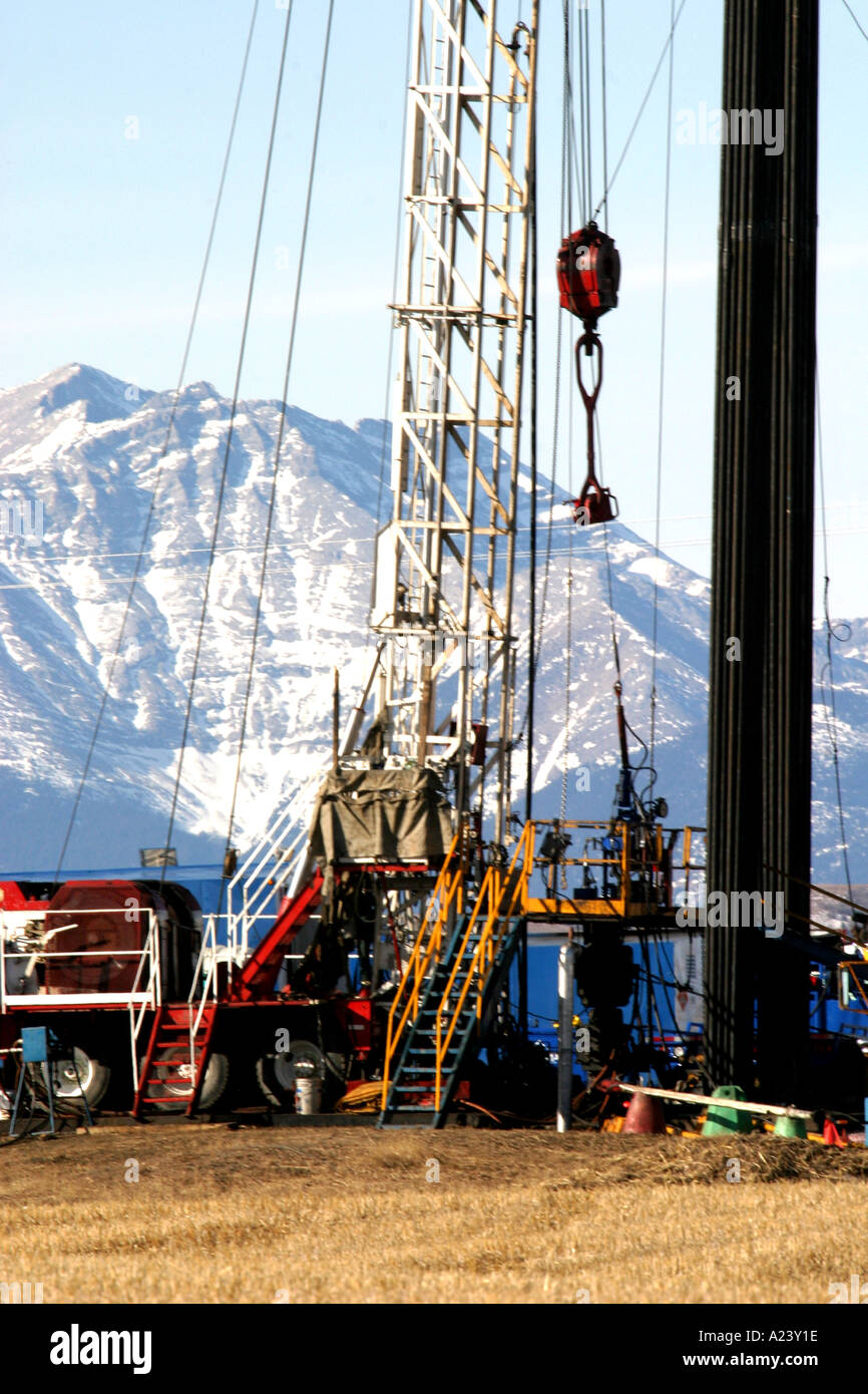 Oil and Gas Industry in Alberta Canada Stock Photo - Alamy