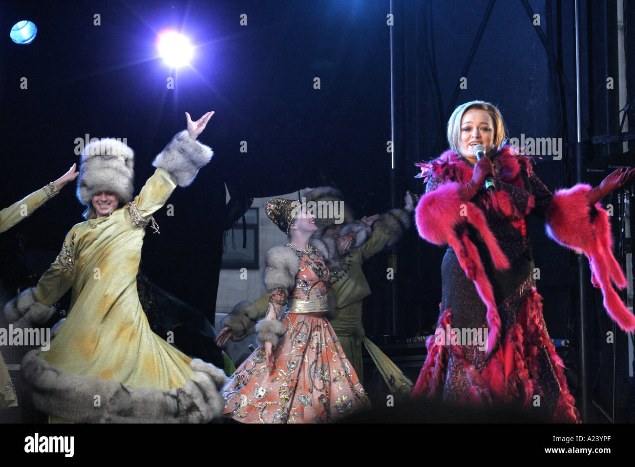 Nadezhda Kadysheva at the Russian Winter Festival in London UK Stock Photo