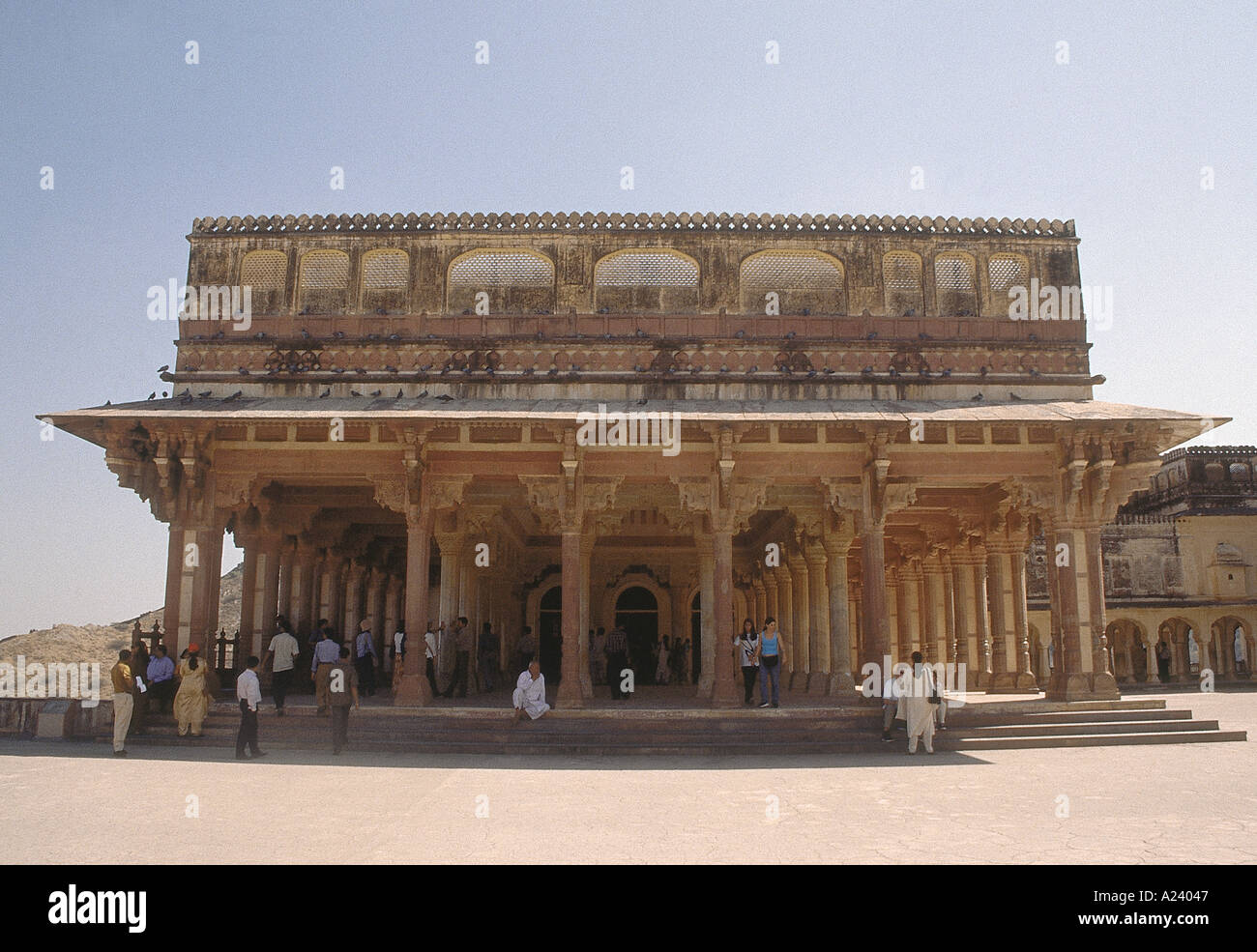 The DiwanEAam at the Amber fort. Jaipur, Rajasthan, India Stock Photo Alamy