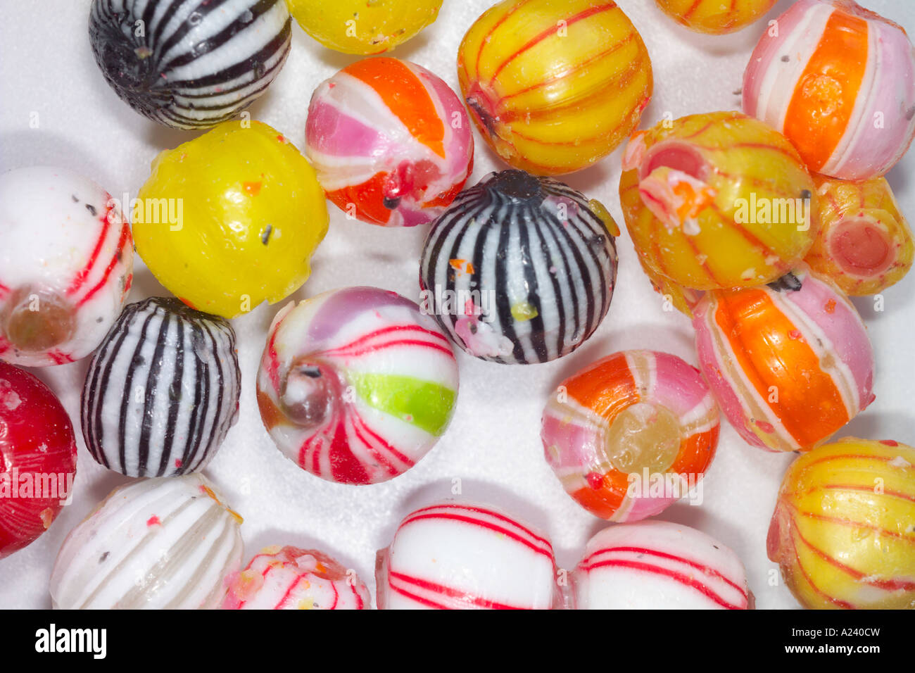 Boiled sweets called mixed balls Stock Photo Alamy